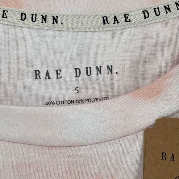 NWOT Rae Dunn Bridesmaid Graphic T-Shirt Matching Scrunchie Pink Tie Dye Small - Picture 4 of 5